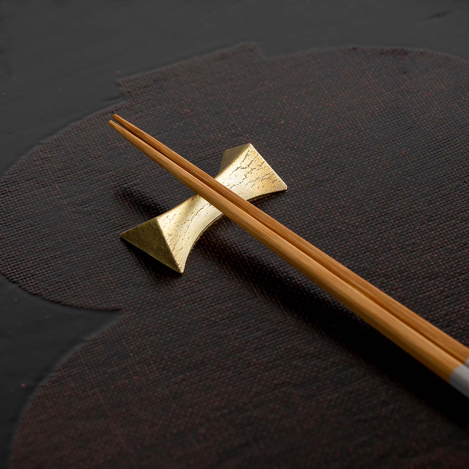 BRASS CHOPSTICK REST - FLASH, 4 PC SET - Image 2