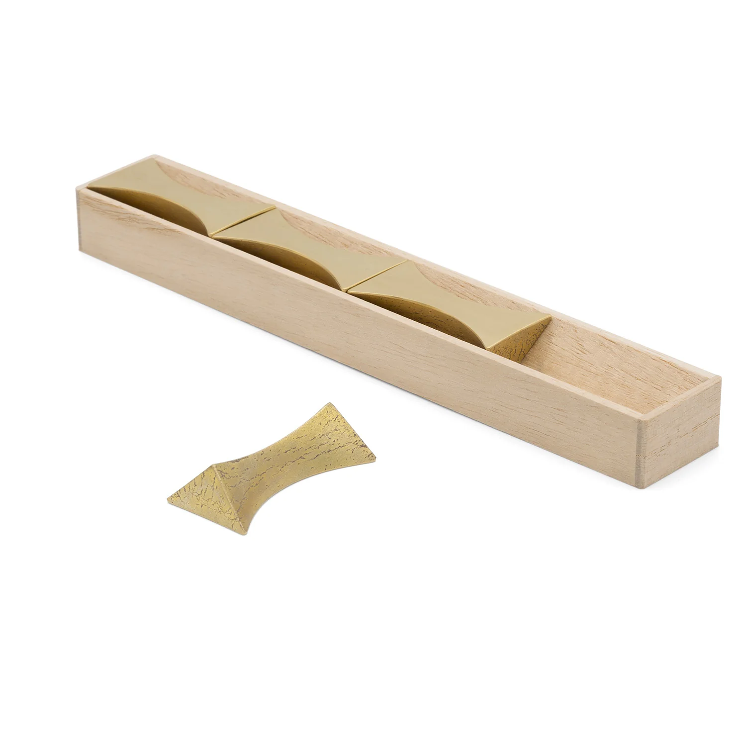 BRASS CHOPSTICK REST - FLASH, 4 PC SET - Image 3