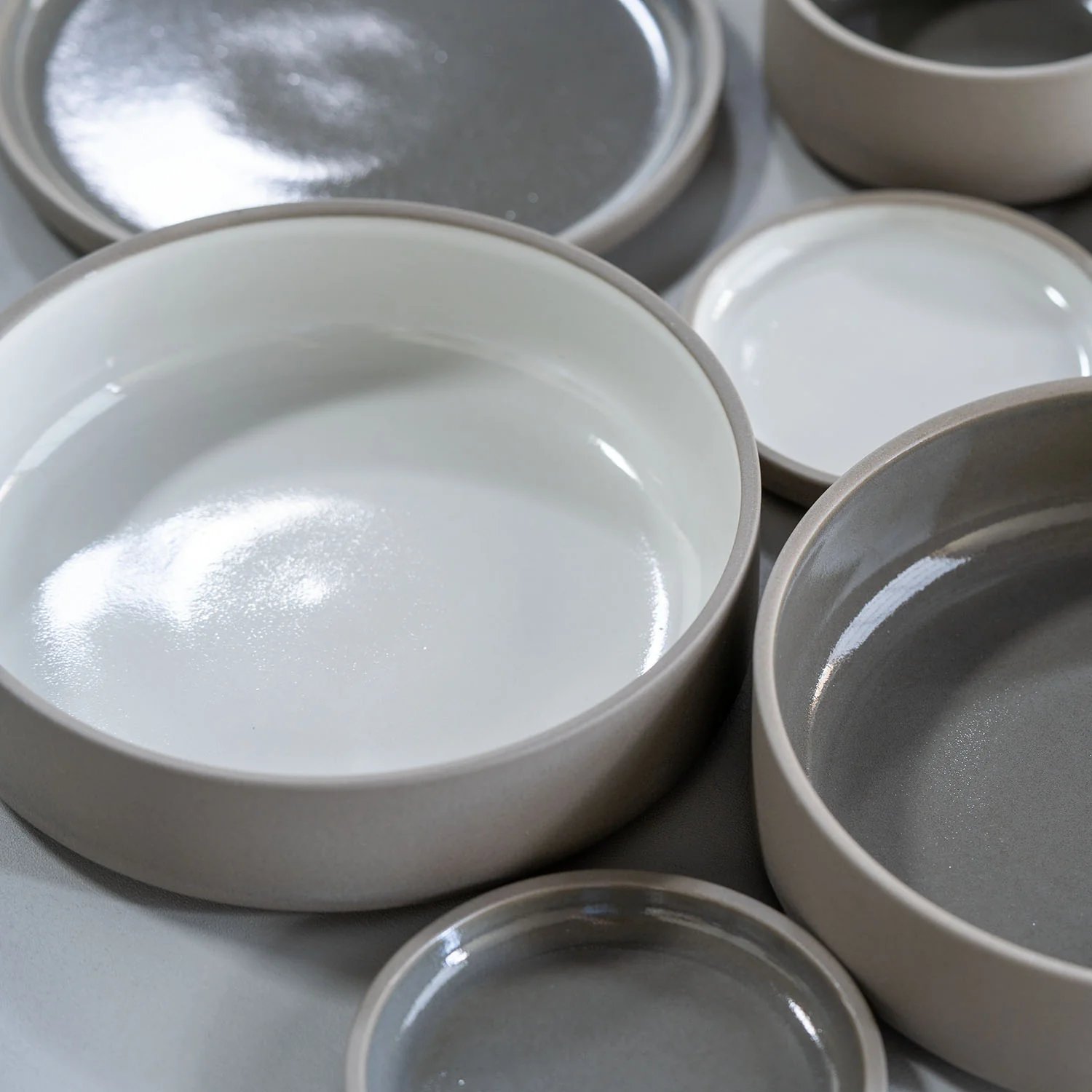 Shallow Bowl, Ash White - Image 2
