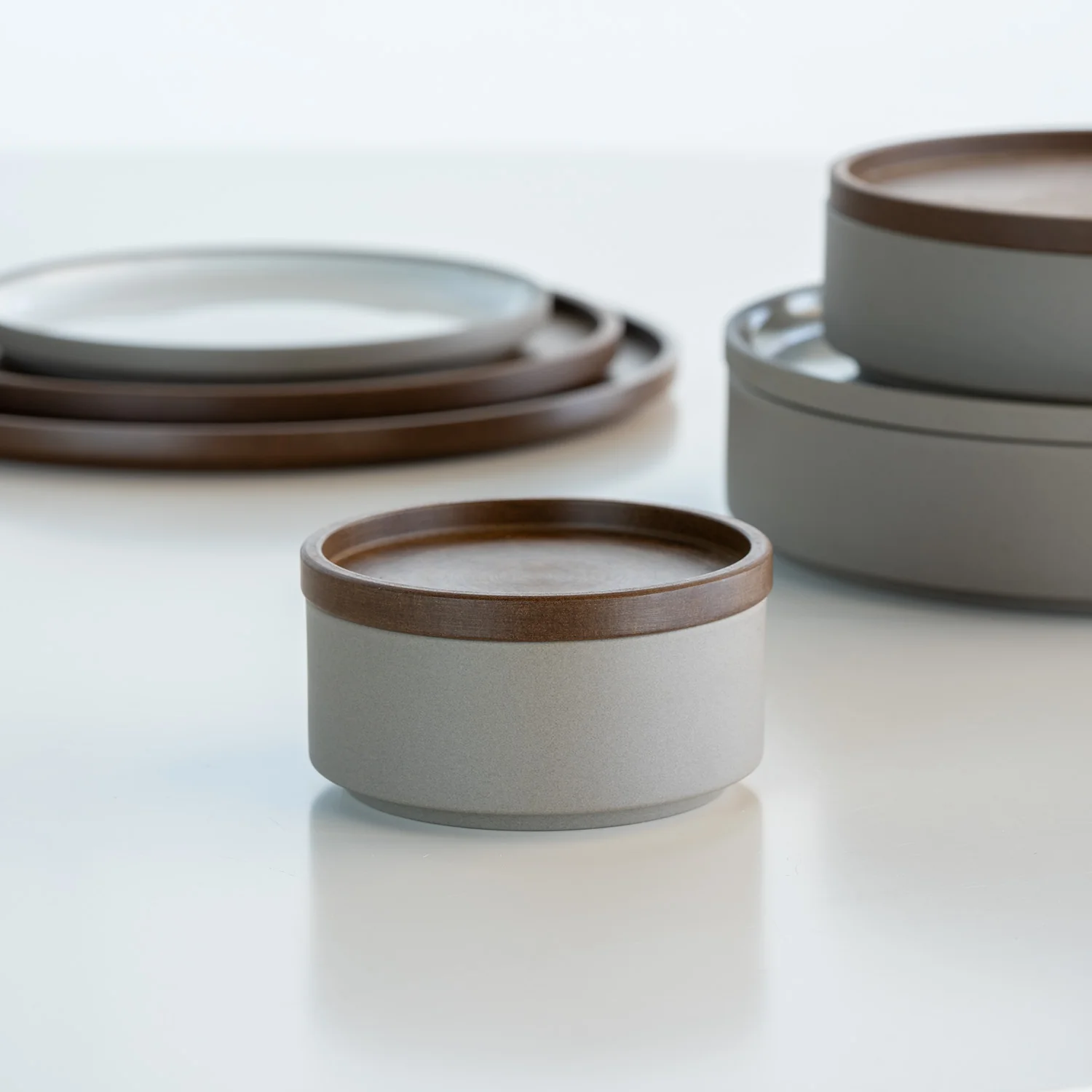 Shallow Bowl, Ash White - Image 3
