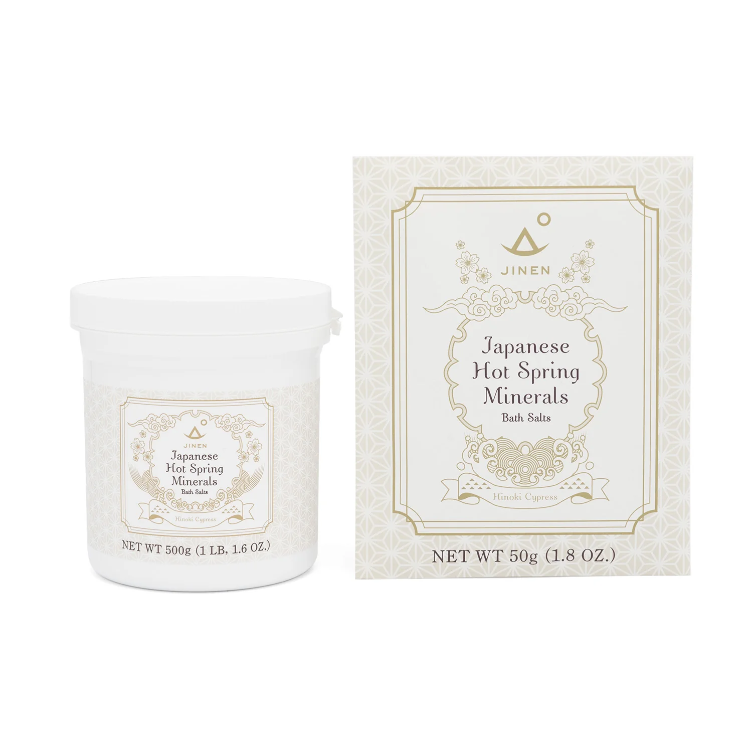 Japanese Hot Spring Minerals Bath Salts, Hinoki - 50g, 3 Pack - Image 5