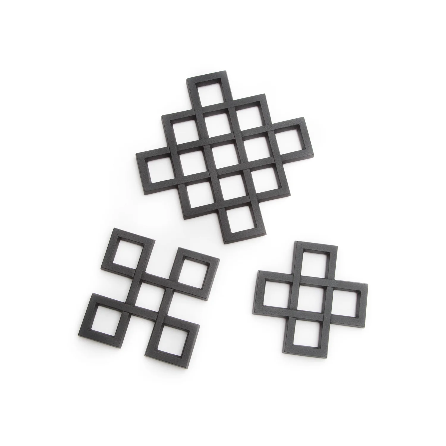Cast Iron Trivet - Lattice, 5" - Image 4