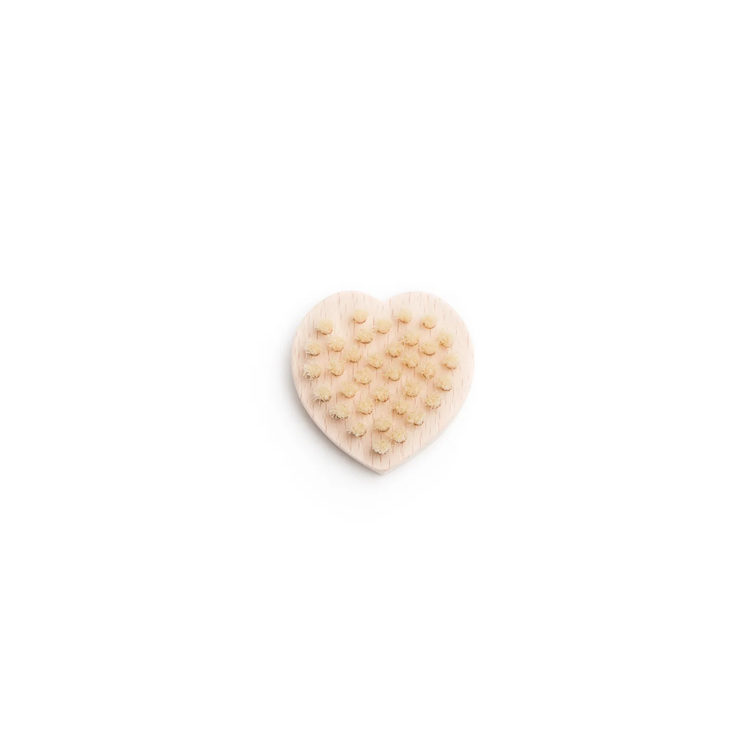 Heart Shaped Hog Hair Nail Brush - Image 4