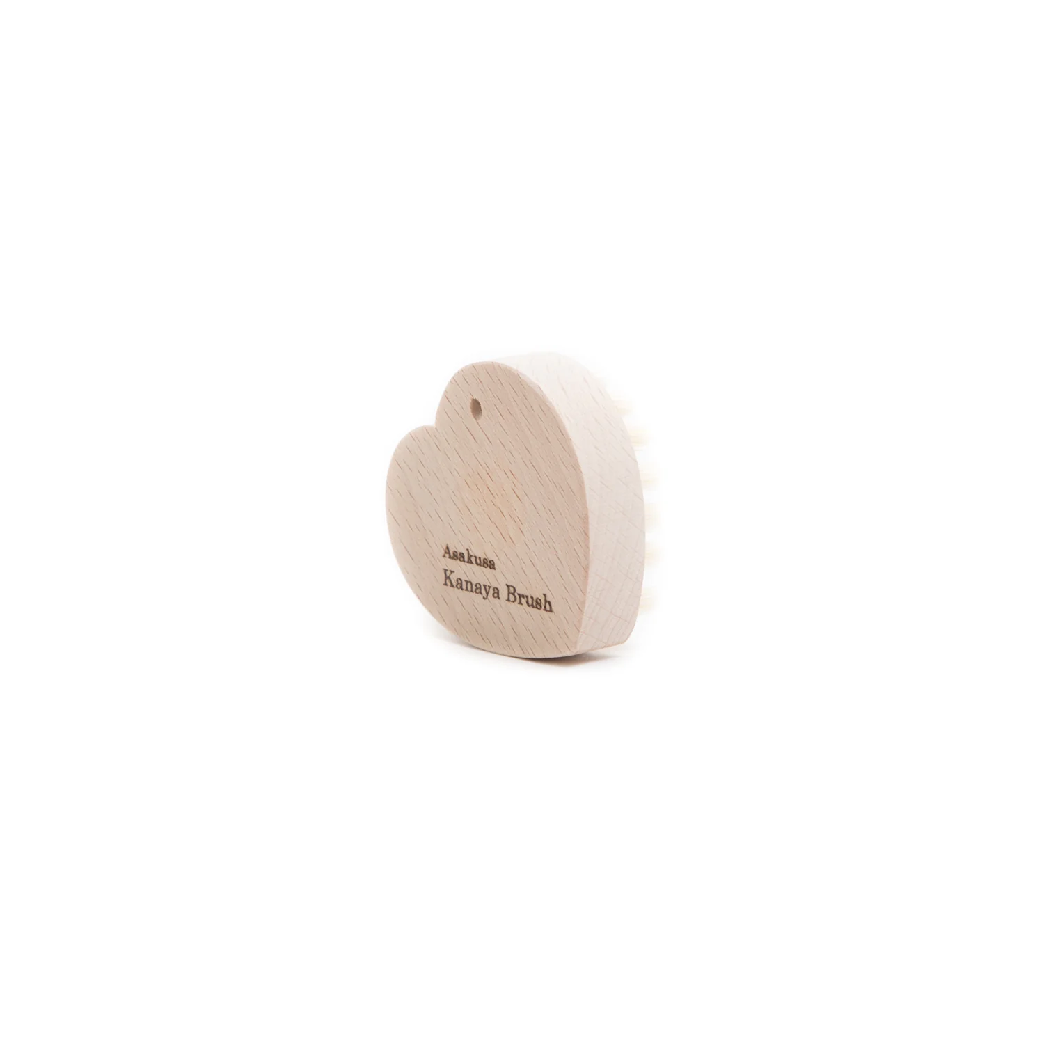 Heart Shaped Hog Hair Nail Brush - Image 6
