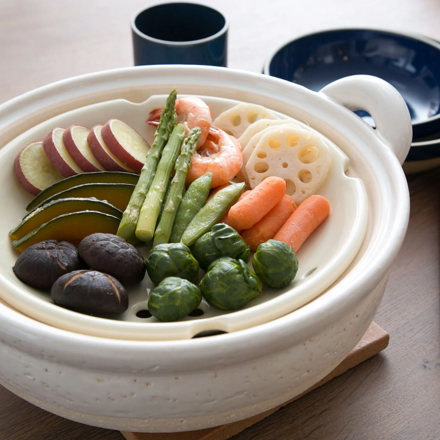 Mushi Nabe, Donabe Steamer - Black, Medium - Image 5