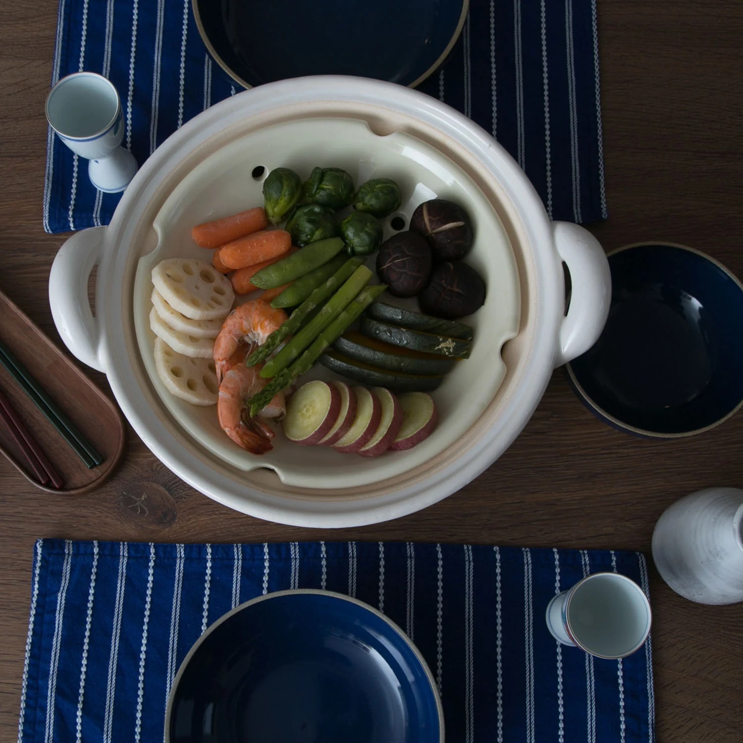 Mushi Nabe, Donabe Steamer - Black, Medium - Image 6