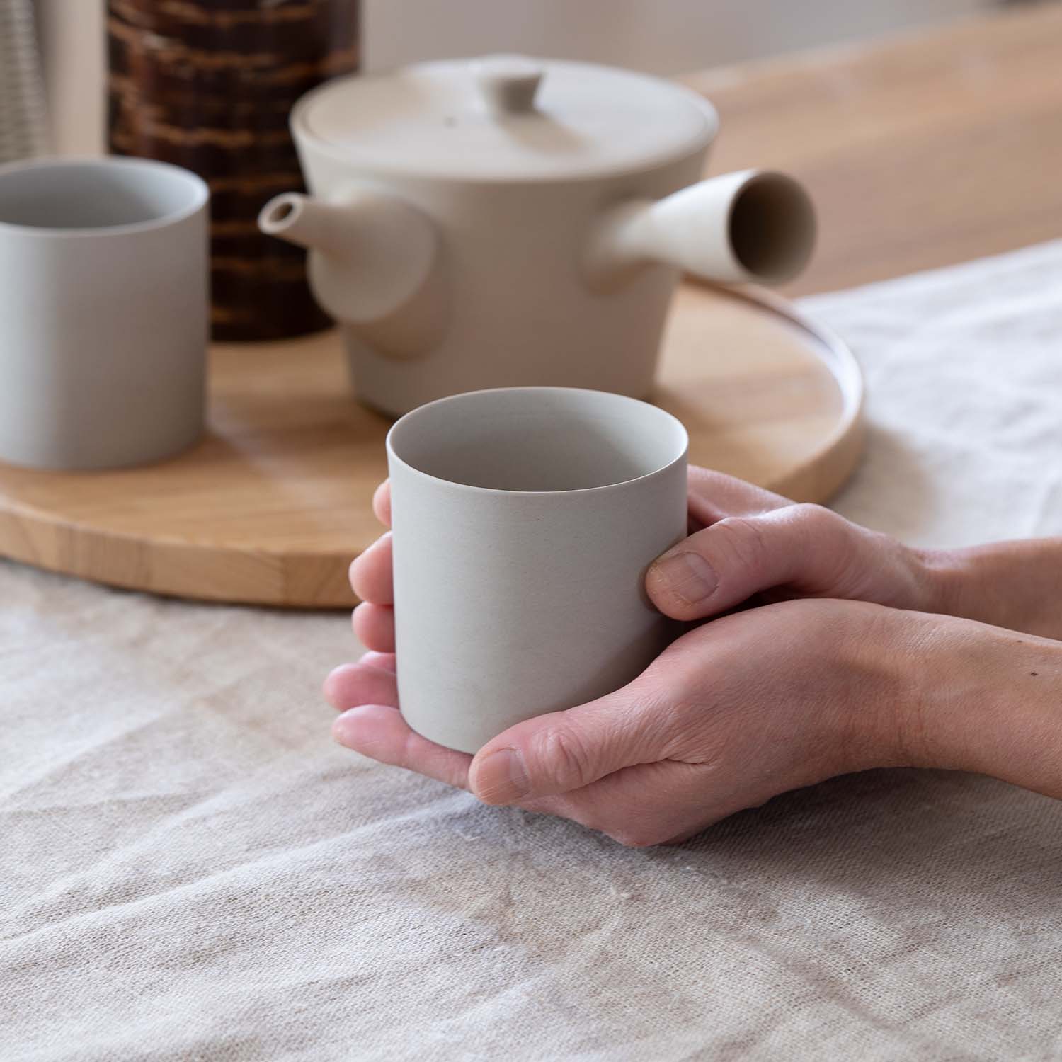 Tea Cup - Cylinder, Matte - Image 2