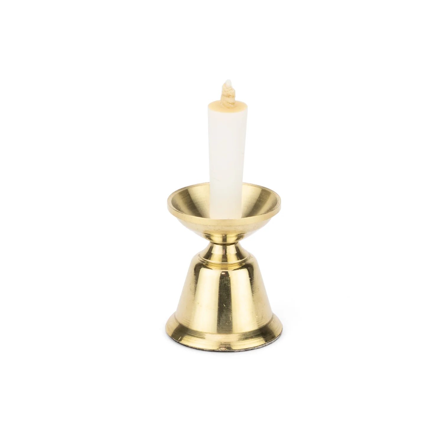 Daruma Brass Candle Stand - Image 2
