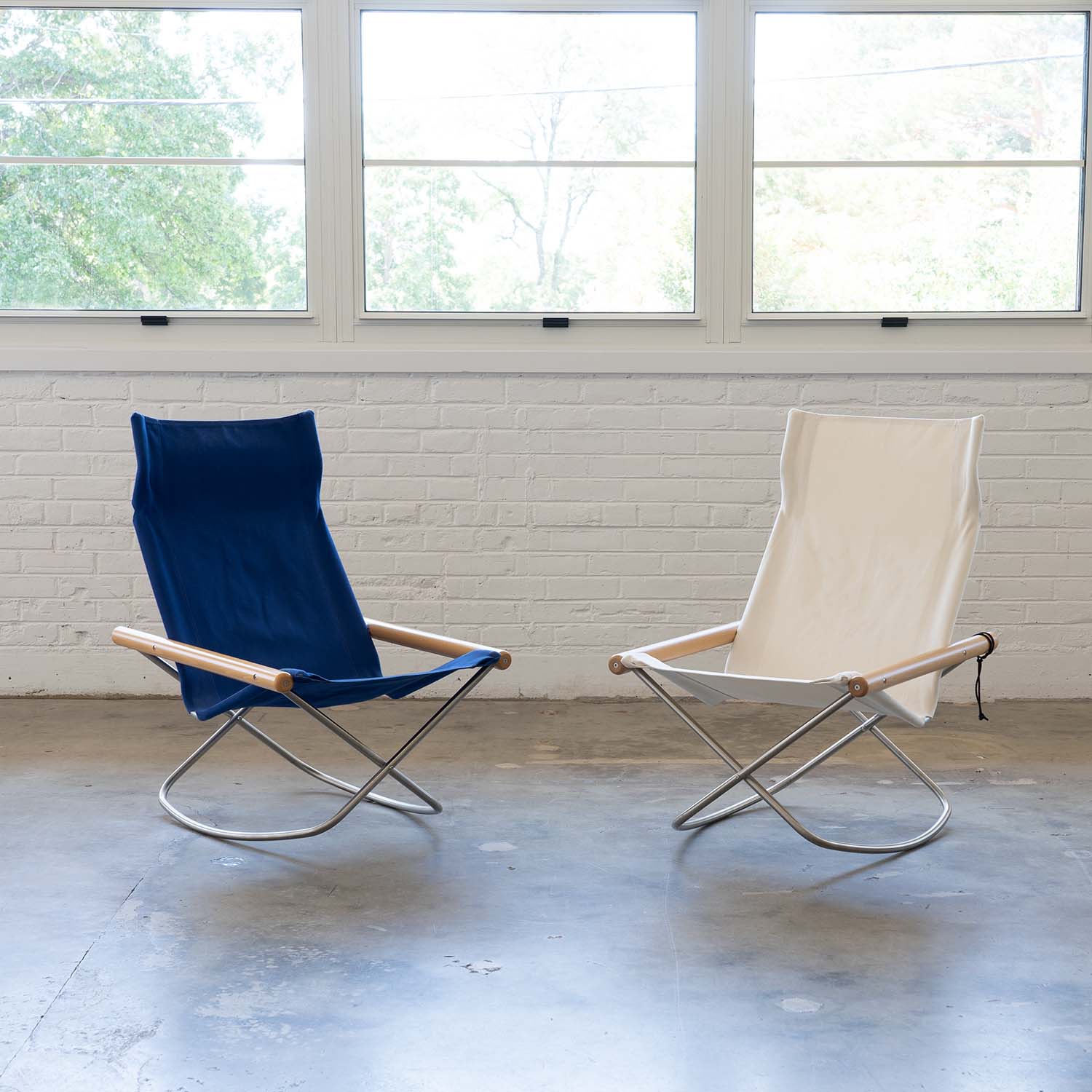 Rocking Chair, Blue - Image 3