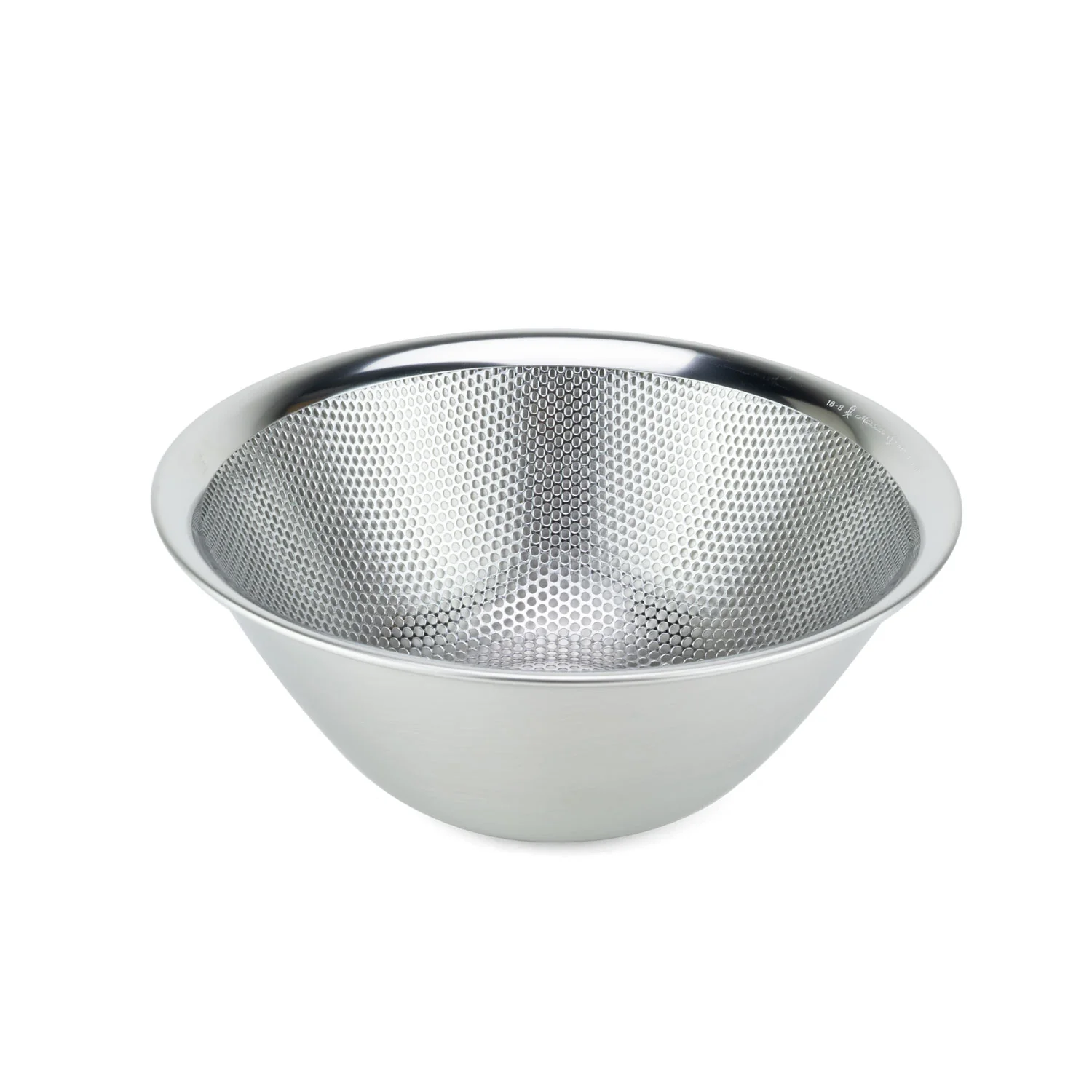 Stainless Steel Punch Pressed Strainer, 4 Pc Set - Image 6